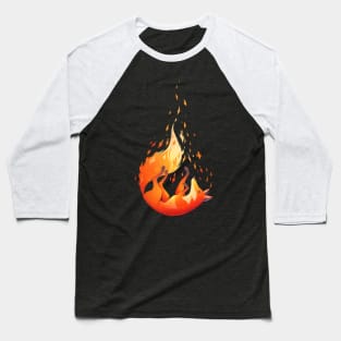 Falling Fox Baseball T-Shirt